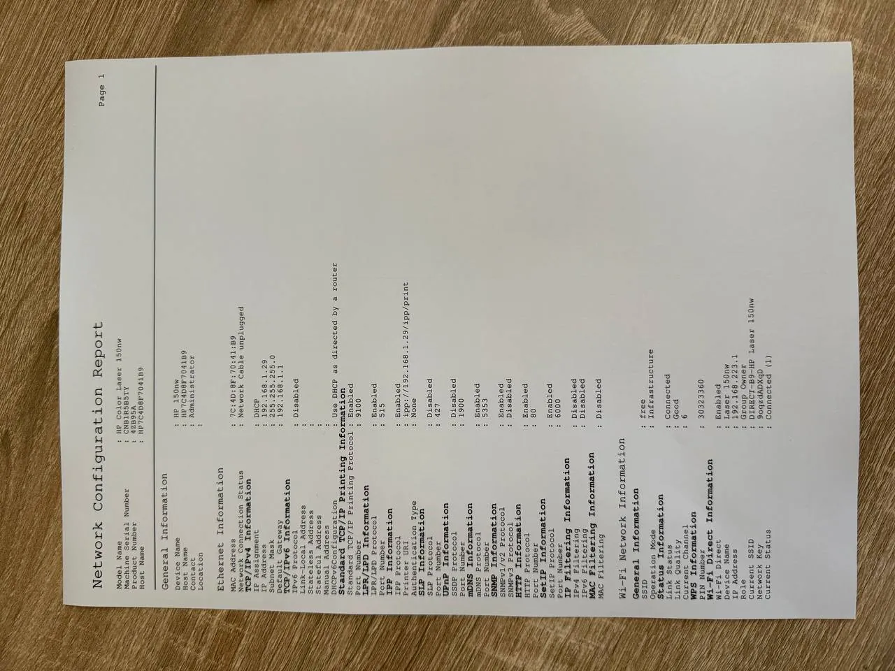 Принтер HP Color Laser 150nw 3