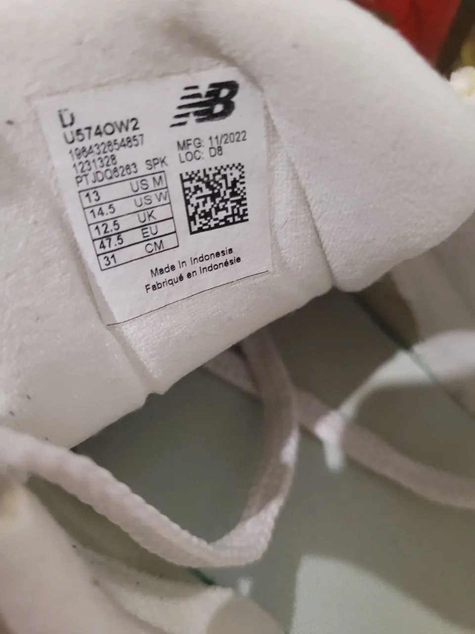 Кроссовки New Balance 574 размер 46 3