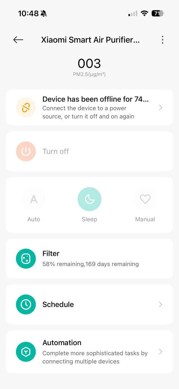 Очиститель воздуха и робот-пылесос Xiaomi 3
