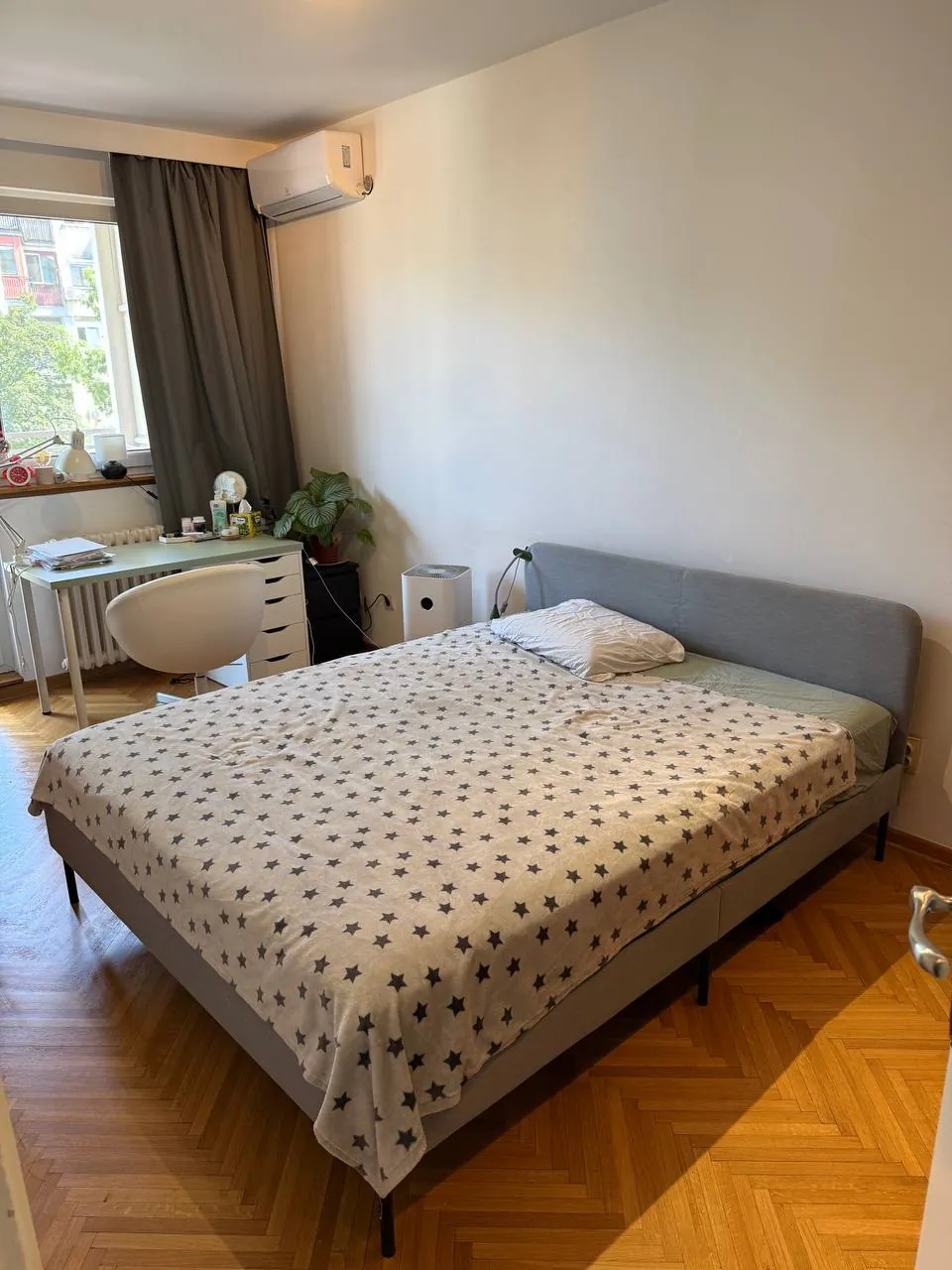 Двуспальная кровать IKEA SLATTUM 160x200 1