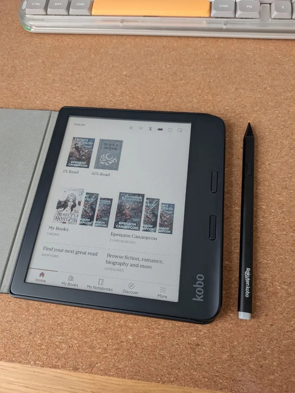 Электронная книга Kobo Libra Color 32GB 3
