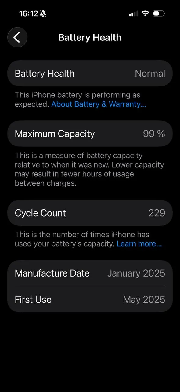 iPhone 16 256GB 8