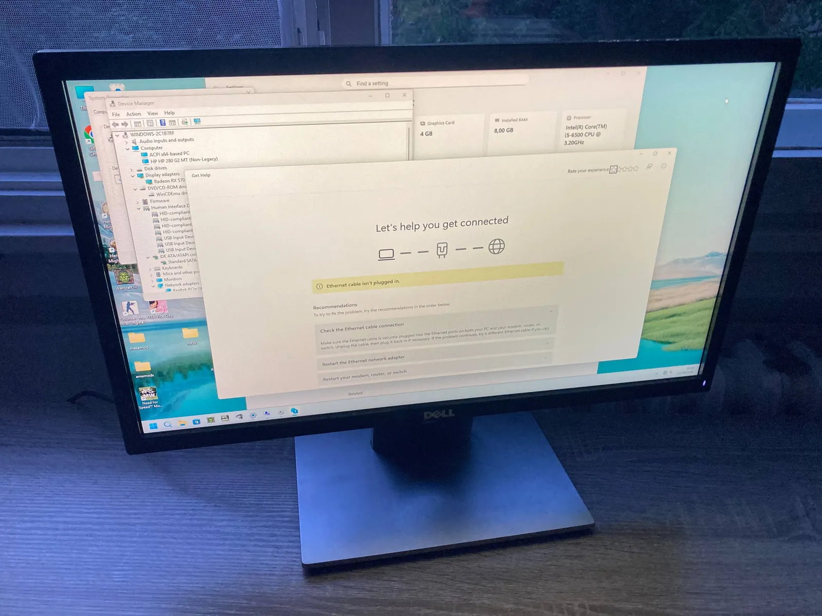 ПК Intel i5 монитор Dell клавиатура 1