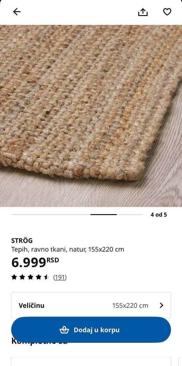 Ковёр IKEA 4