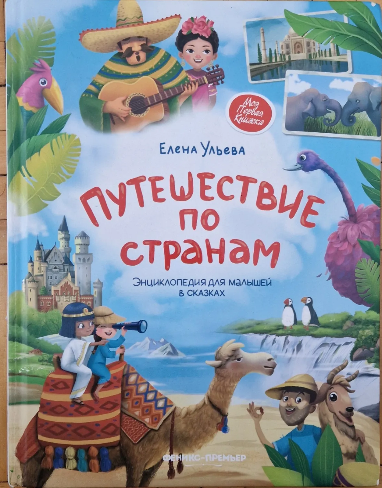 Детская книга Путешествие по странам 1
