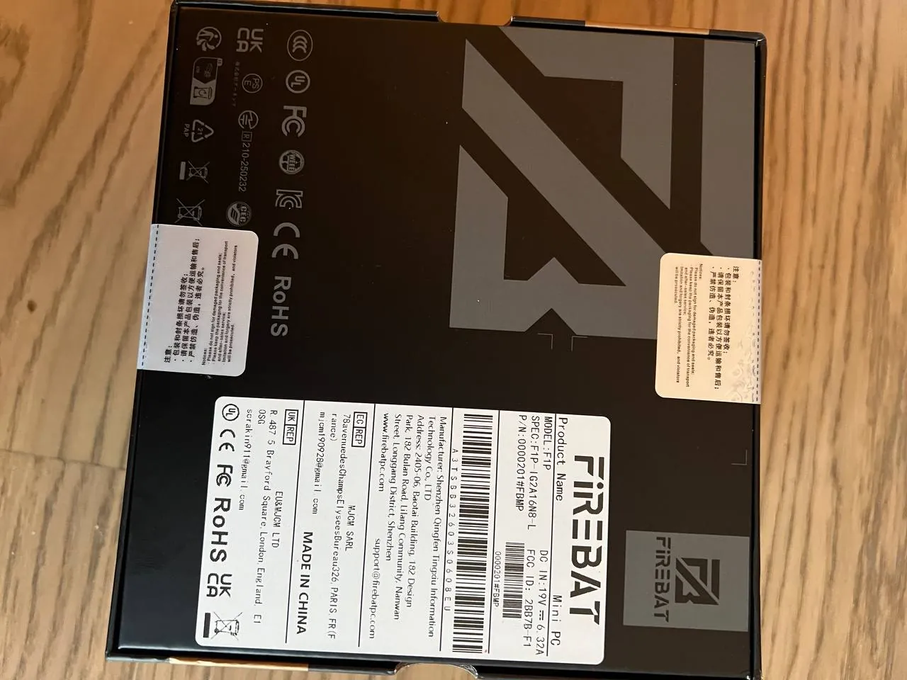 Мини-ПК Firebat F1 P Ryzen 7 16/512 1