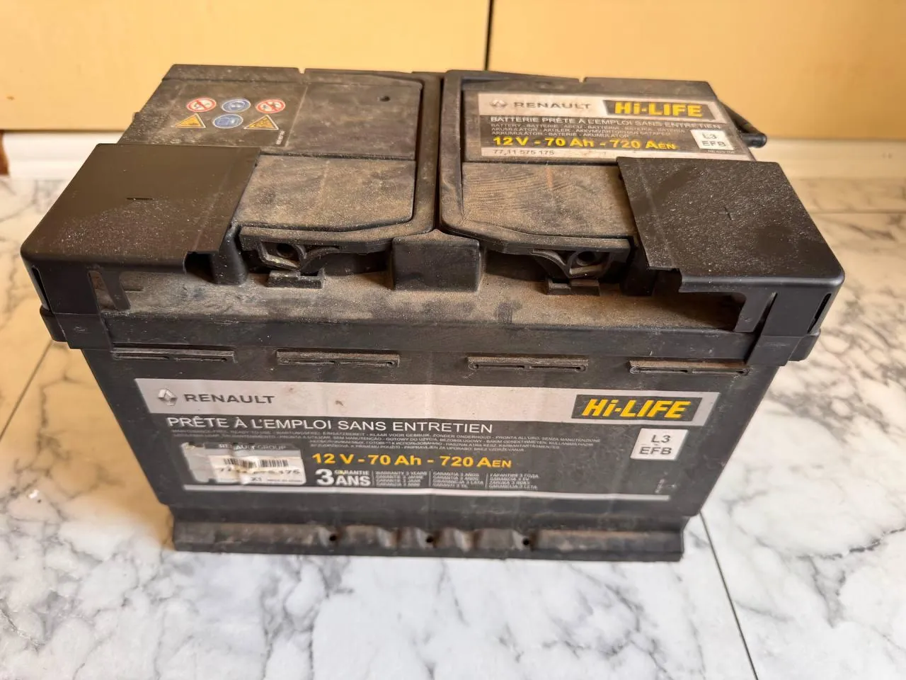 Аккумулятор Exide EFB 70Ah Start-Stop 3