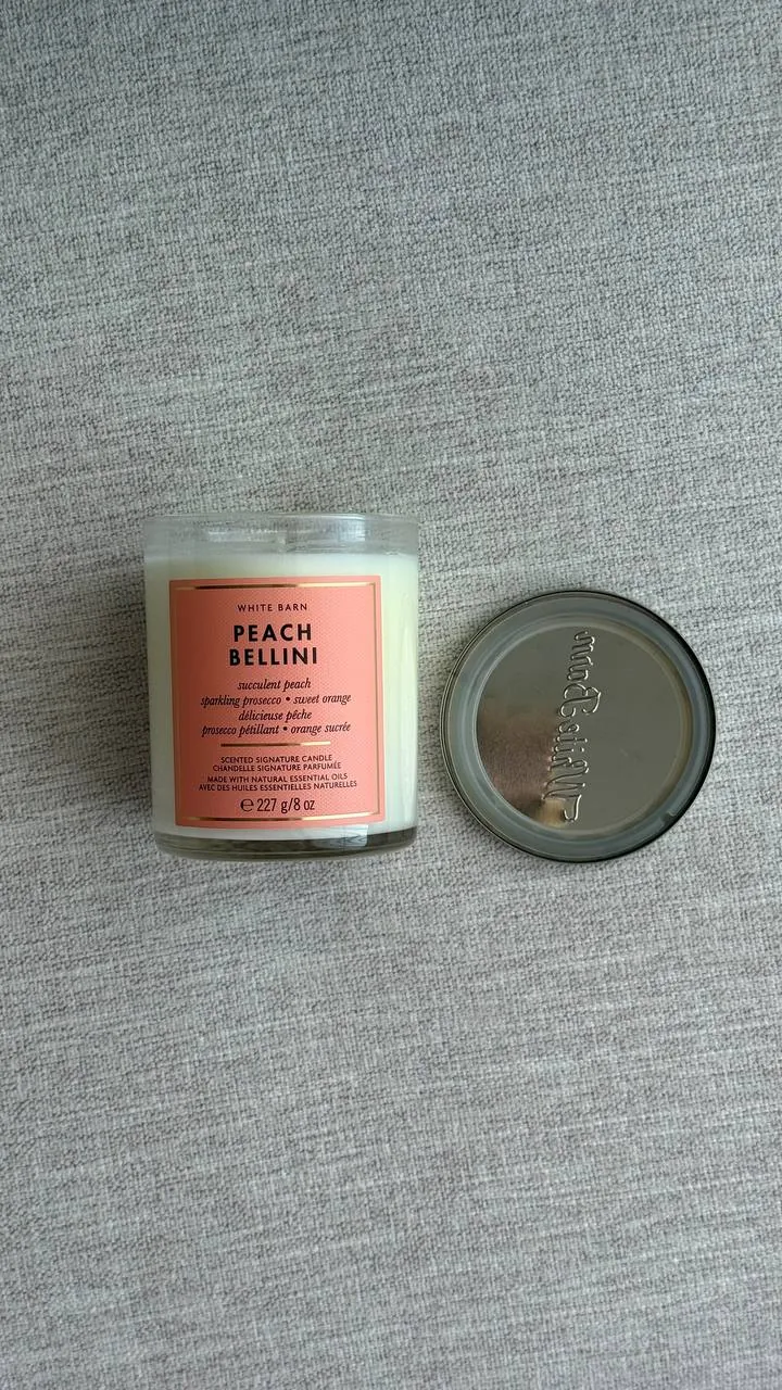 Свеча Bath and Body Works Peach Bellini 2