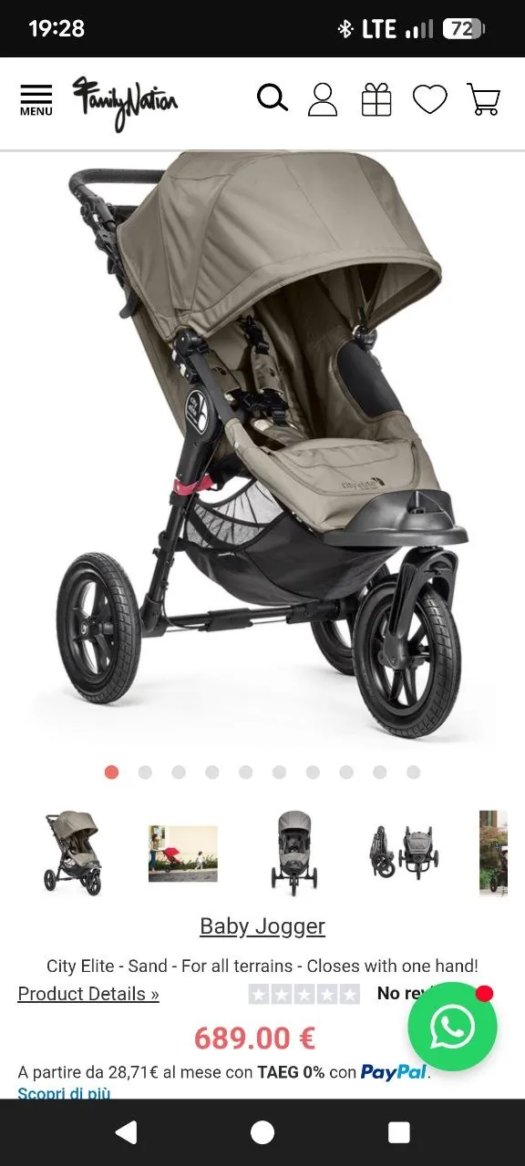 Коляска Baby Jogger City Elite 3