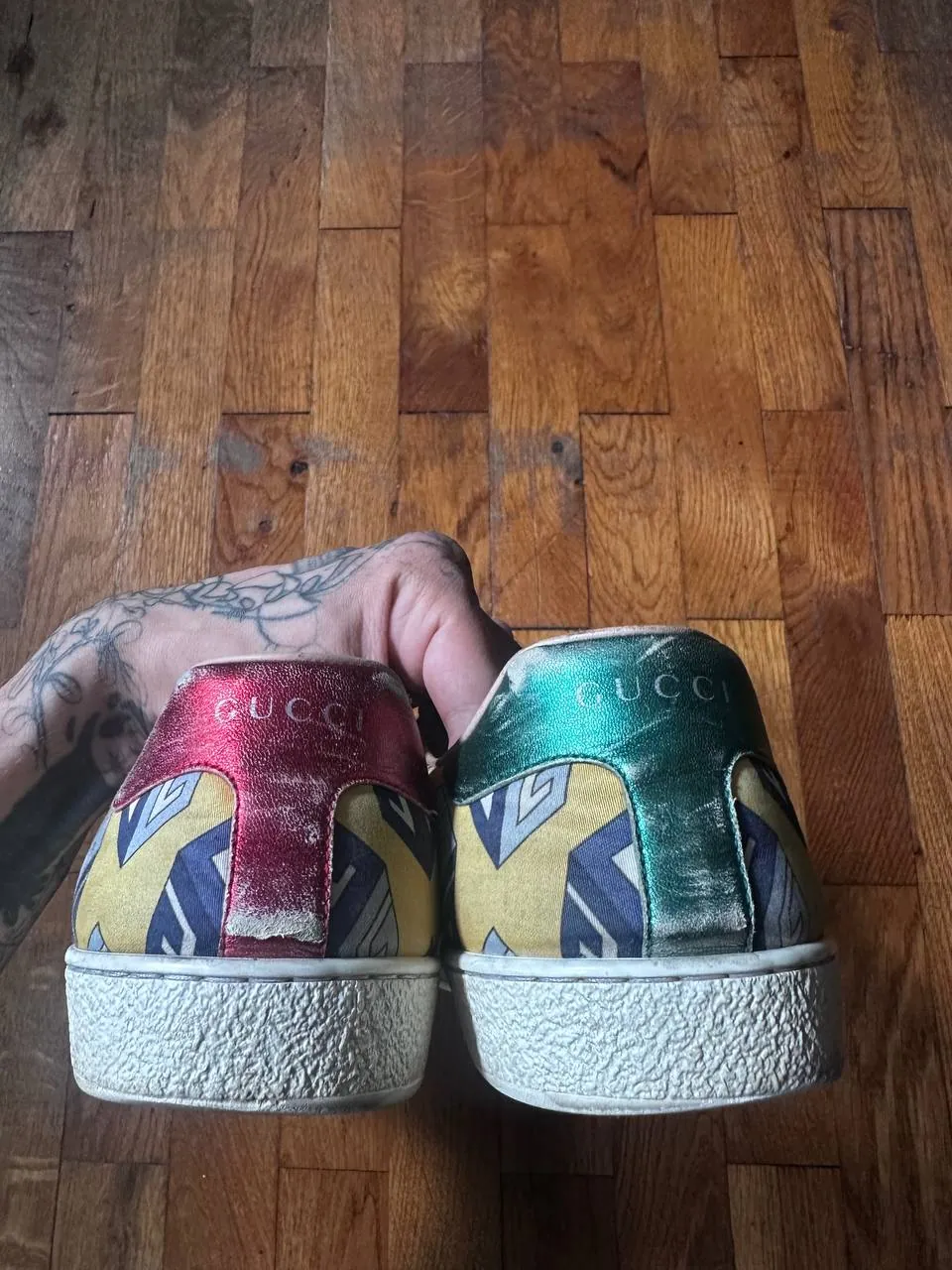Кеды Gucci размер 42 4