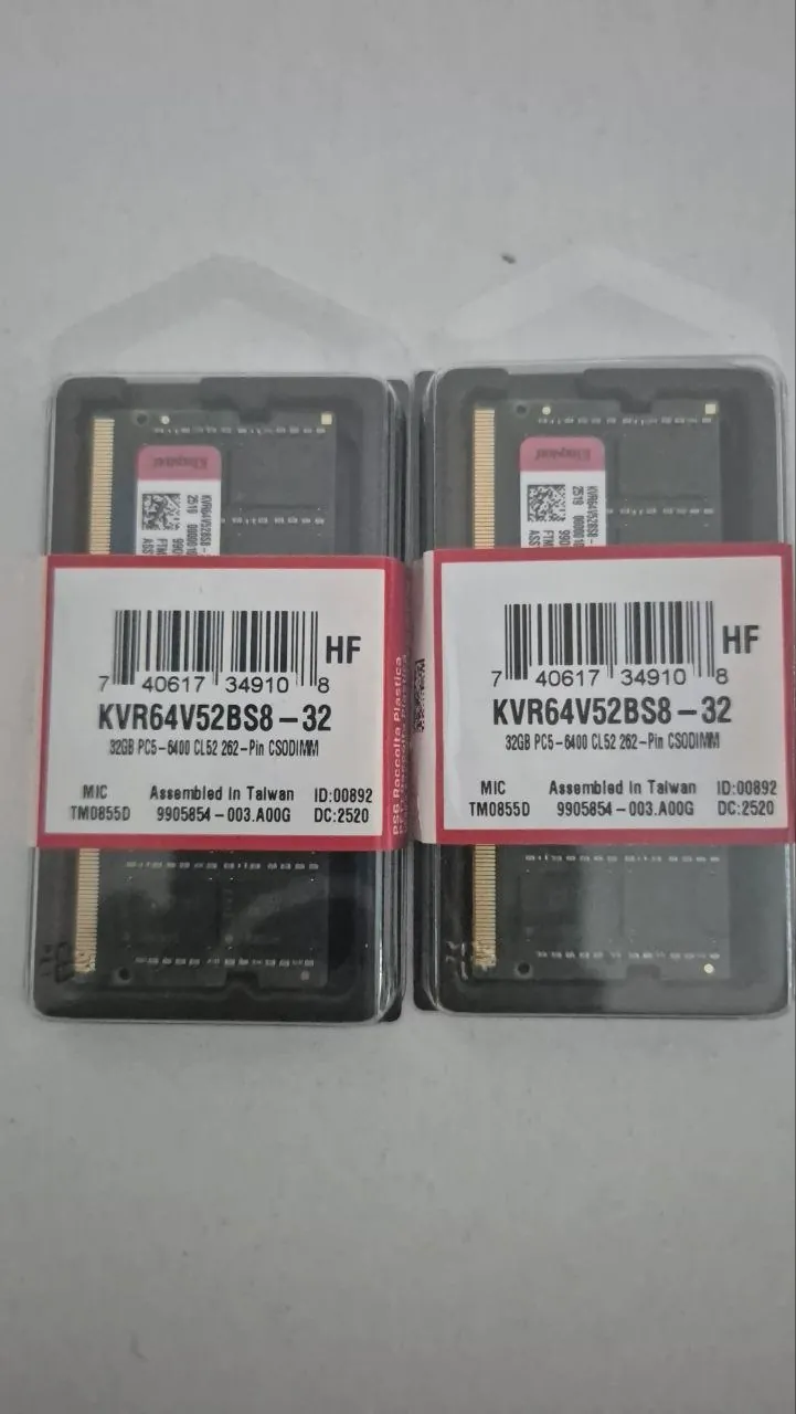 Оперативная память Kingston DDR5 64GB 1