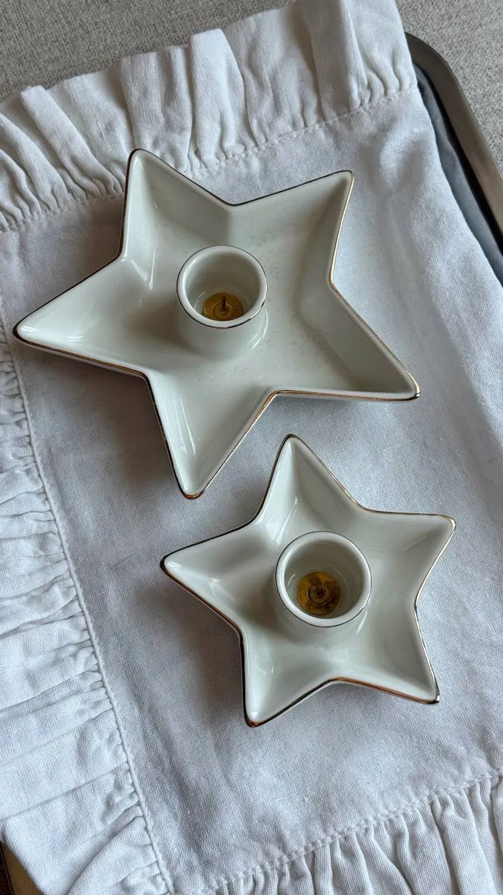 Подсвечники Zara Home золотые 2