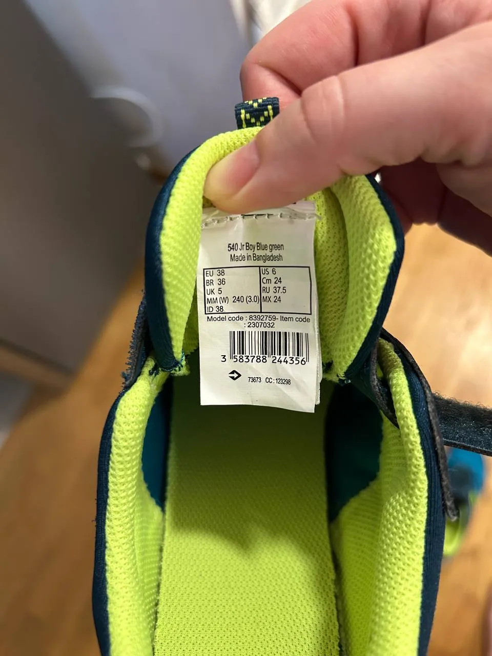Кроссовки Decathlon лёгкие размер 38 3