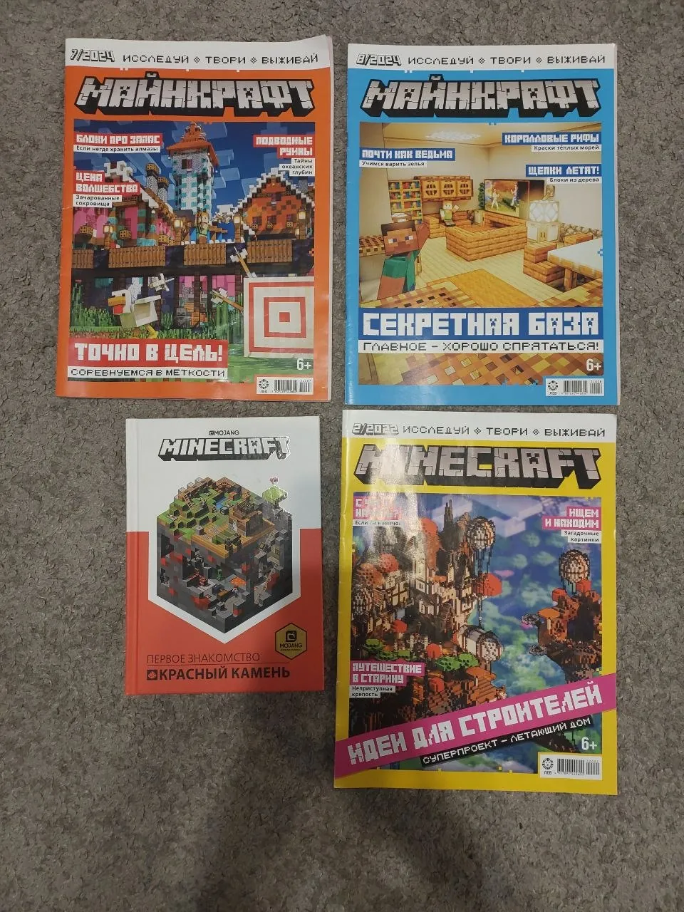 Журналы и книга Minecraft 1