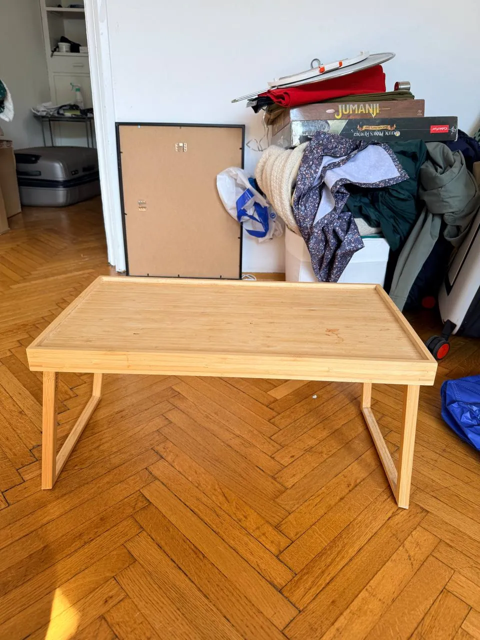 Складной столик, скатерть и мебель IKEA 4